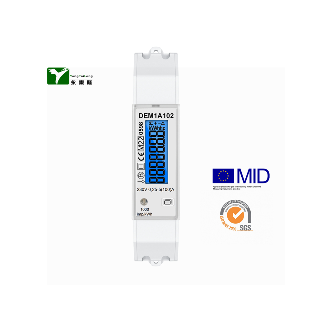 YTL DEM1A 100A Din-Rail MID Approved Export Energy Meter