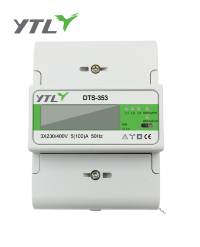 YTL DIN Rail Three Phase Four Wires with IR Energy Meter