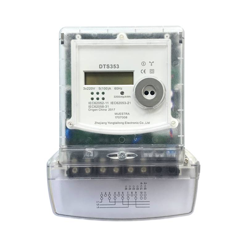 Apartment Suitable Three Phase Four Wire Electronic kWh Meter