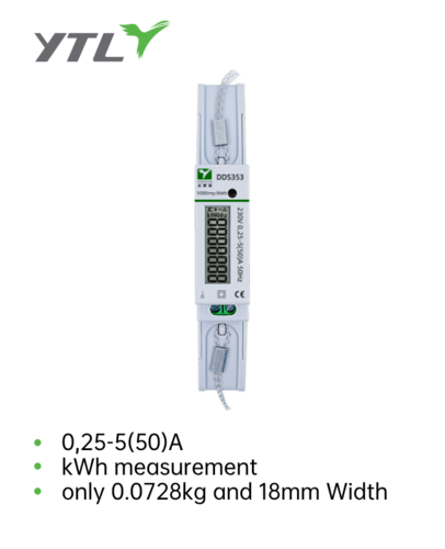 YTL DDS353 50A DIN Rail MID Approved Energy Meter YTL DDS353 50A DIN Rail MID Approved Energy Meter