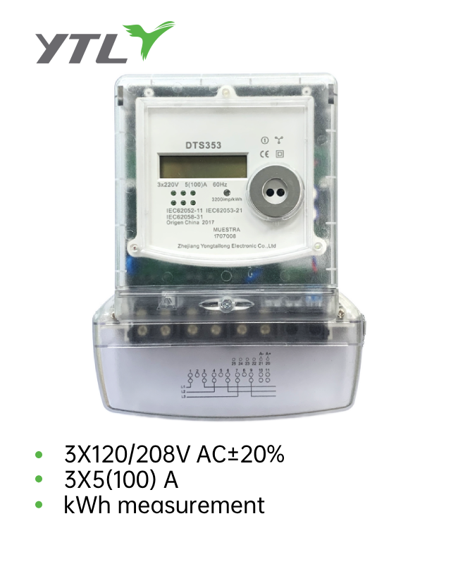 YTL Three Phase Energy Meter Company four Wire LCD 