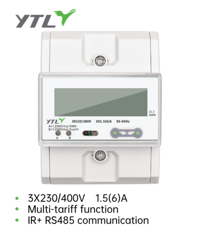YTL Three Phase Energy Meter four Wire for EV charging YTL Three Phase Energy Meter four Wire for EV charging