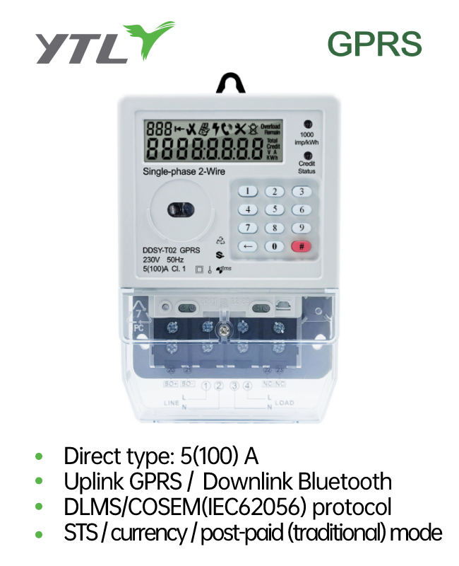 YTL ODM factory GPRS Watt hour meter with 4G or 3G YTL ODM factory GPRS Watt hour meter with 4G or 3G