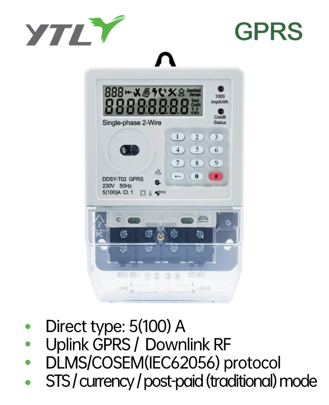 YTL Prepaid Meter 230V Split Type 1P 4G Electricity Meter YTL Prepaid Meter 230V Split Type 1P 4G Electricity Meter