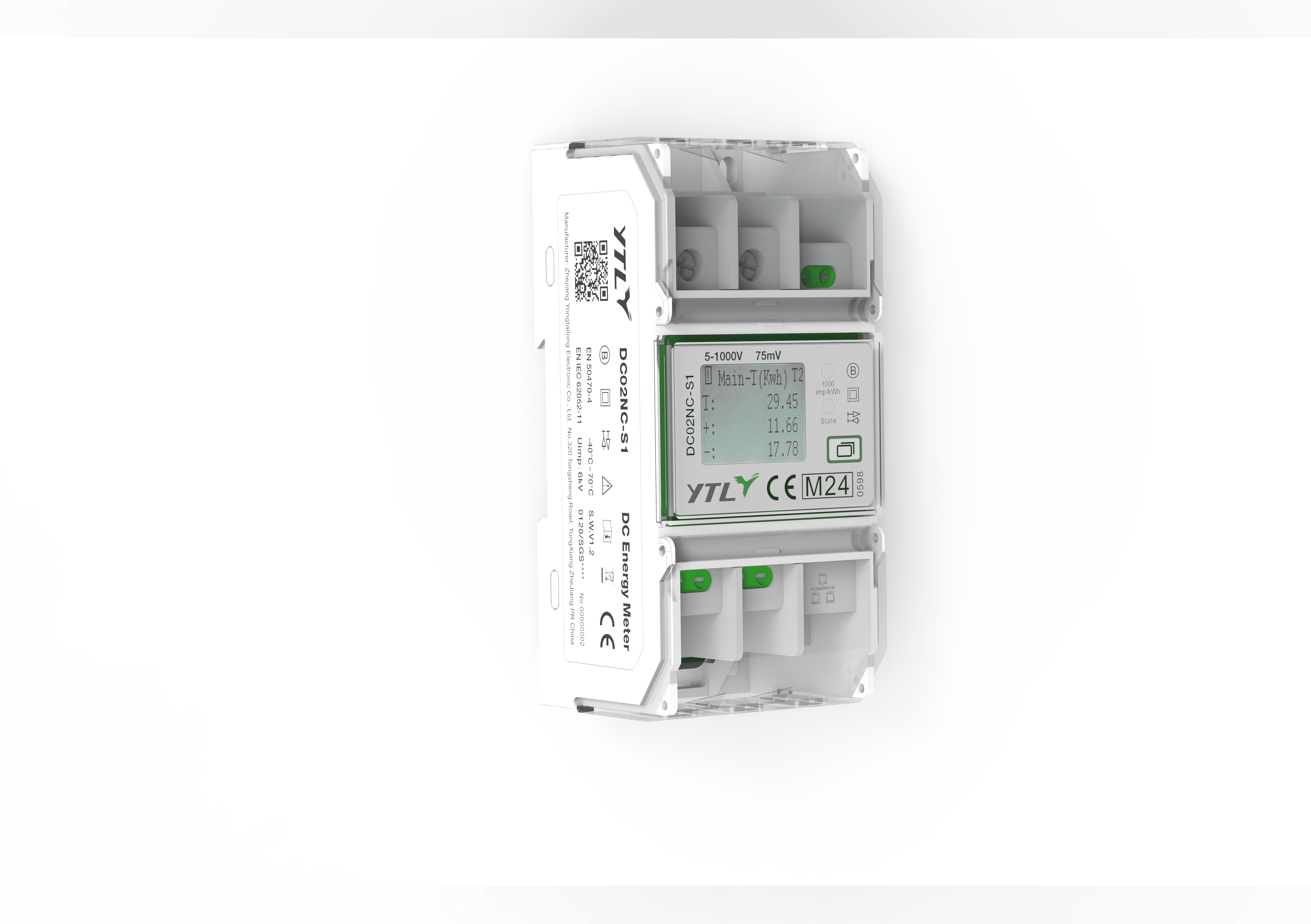 YTL DC02NC series DC energy smart meters