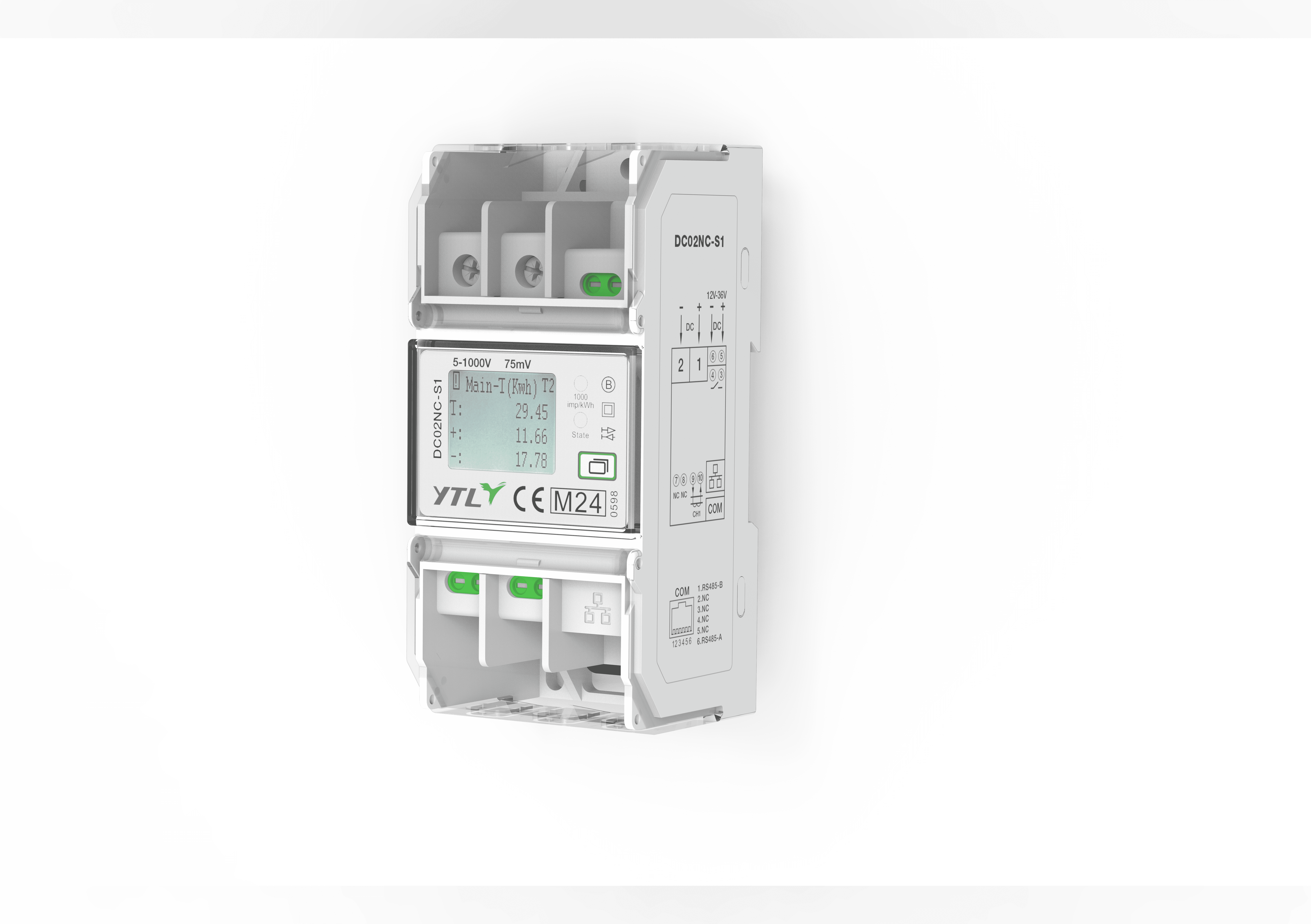 YTL DC02NC series DC energy smart meters