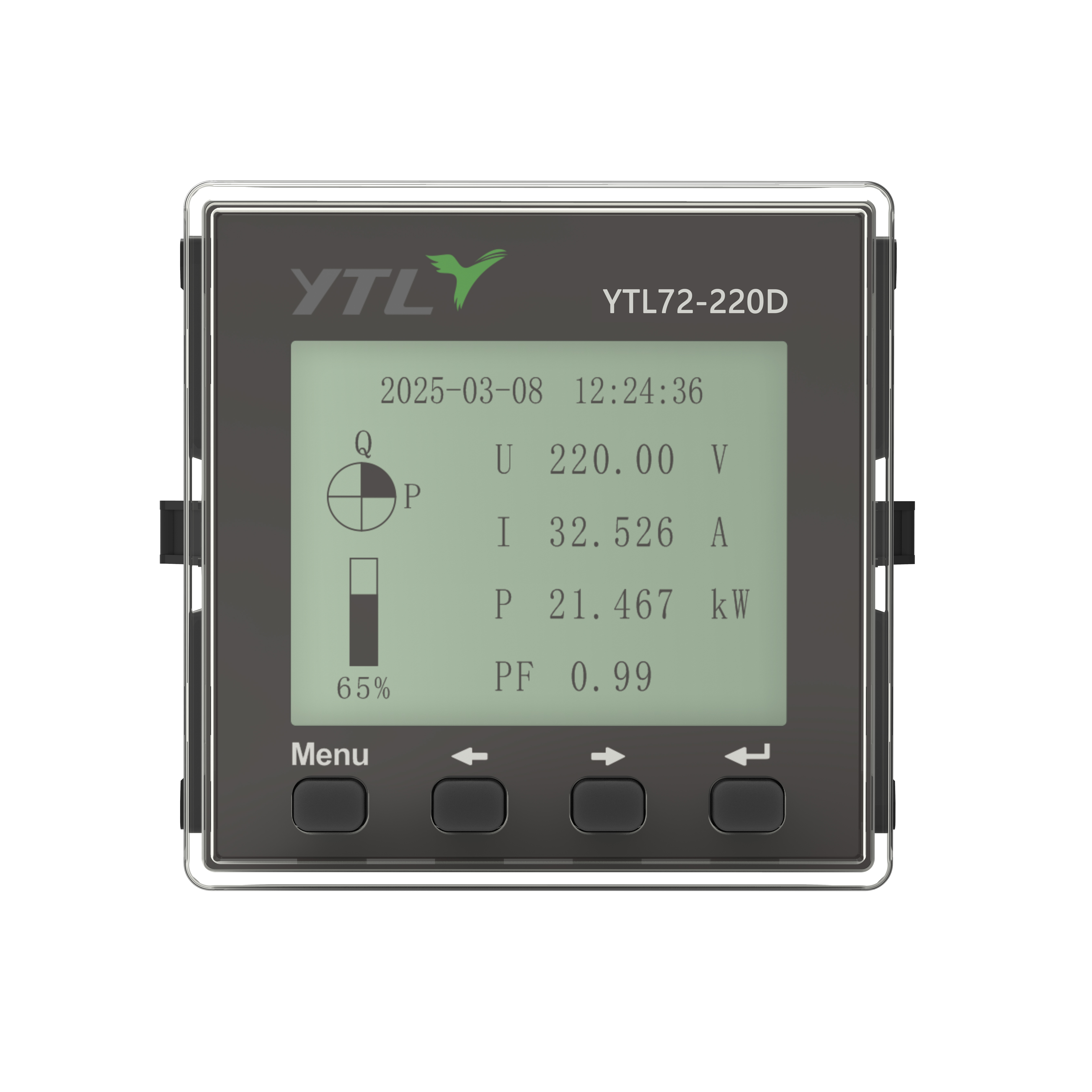 Three-phase electronic digital display Panel meter YTL72 Series
