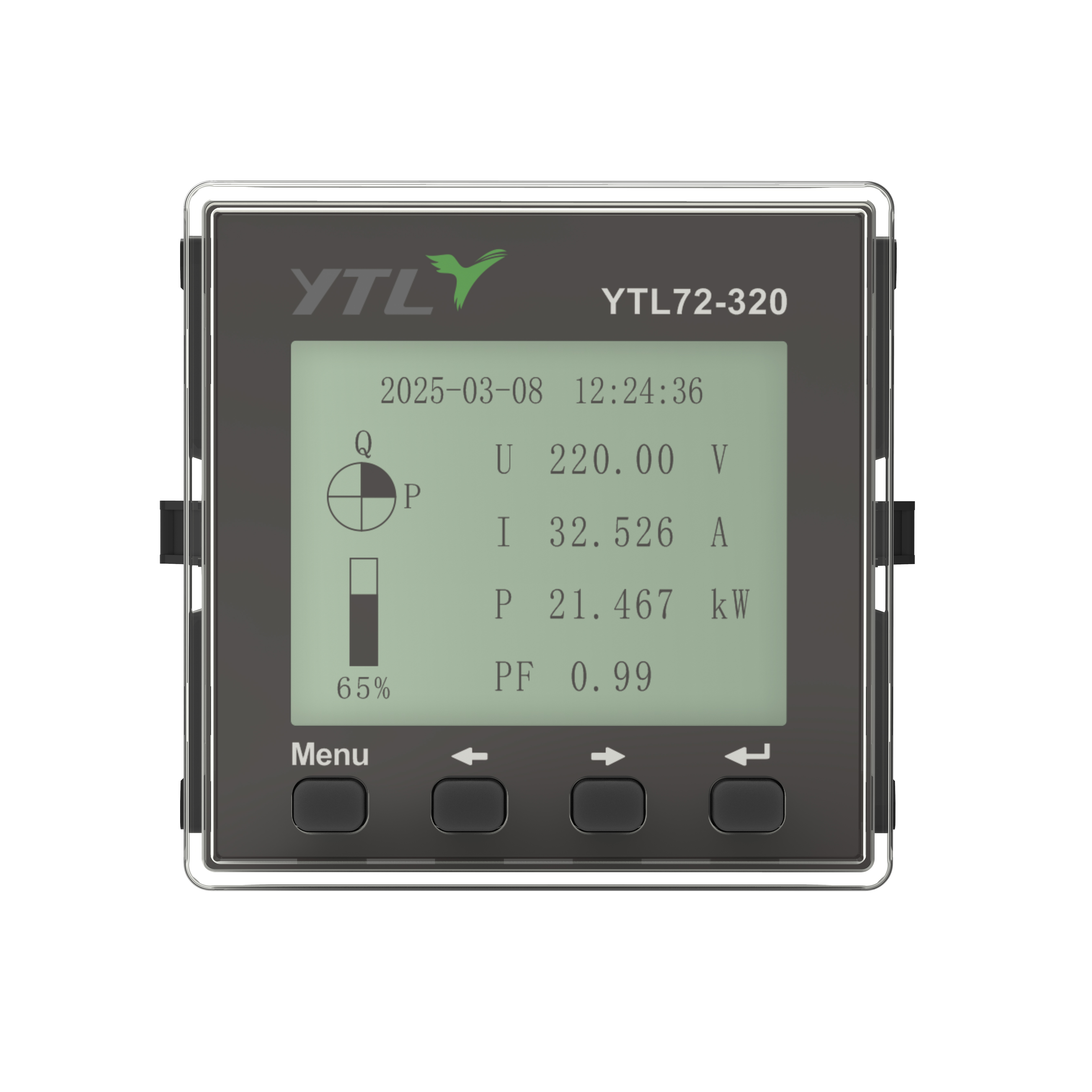 Three-phase electronic digital display Panel meter YTL72 Series