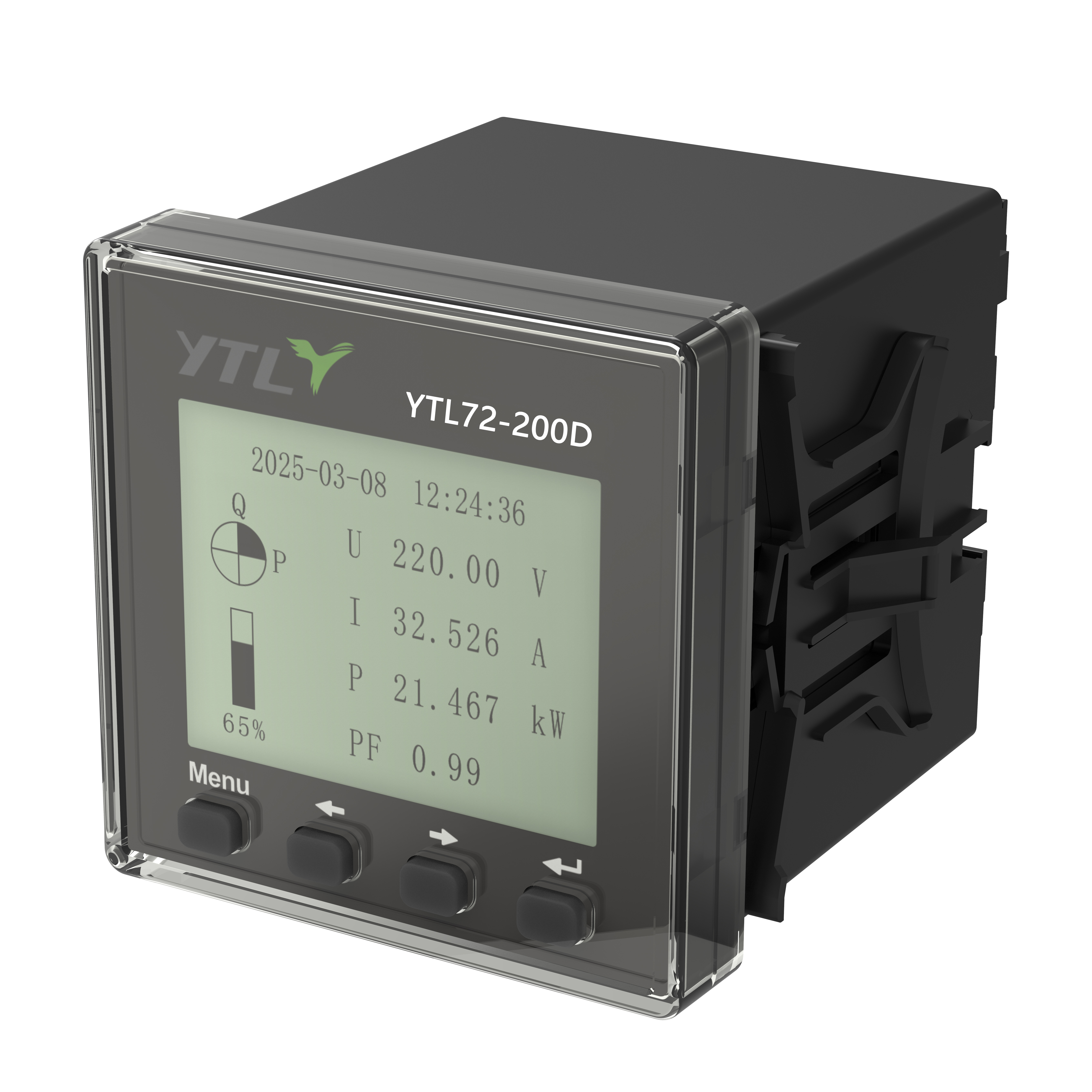 Three-phase electronic digital display Panel meter YTL72 Series